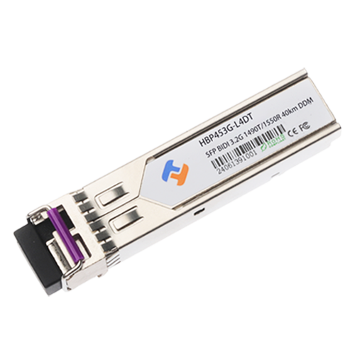 SFP 3.125G 单纤 1490nm TX / 1550nm RX 40km