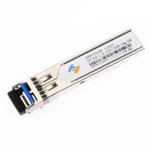 SFP 2.5G 单纤 1310nm TX / 1550nm RX 20km