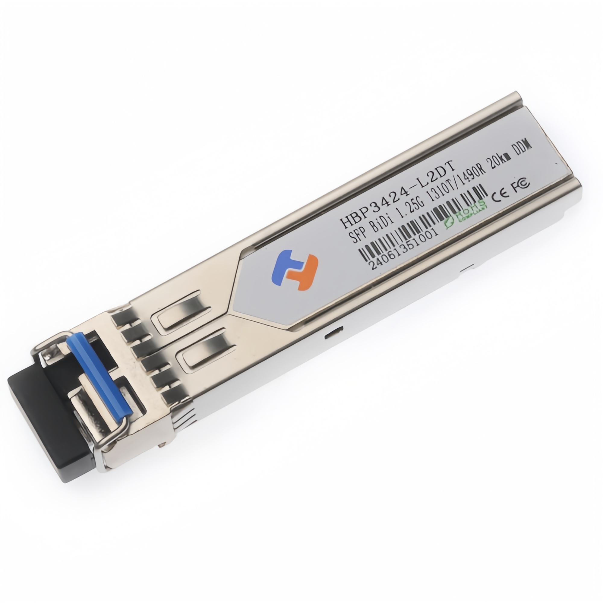 SFP 1.25G 单纤 1310nm TX / 1490nm RX 20km