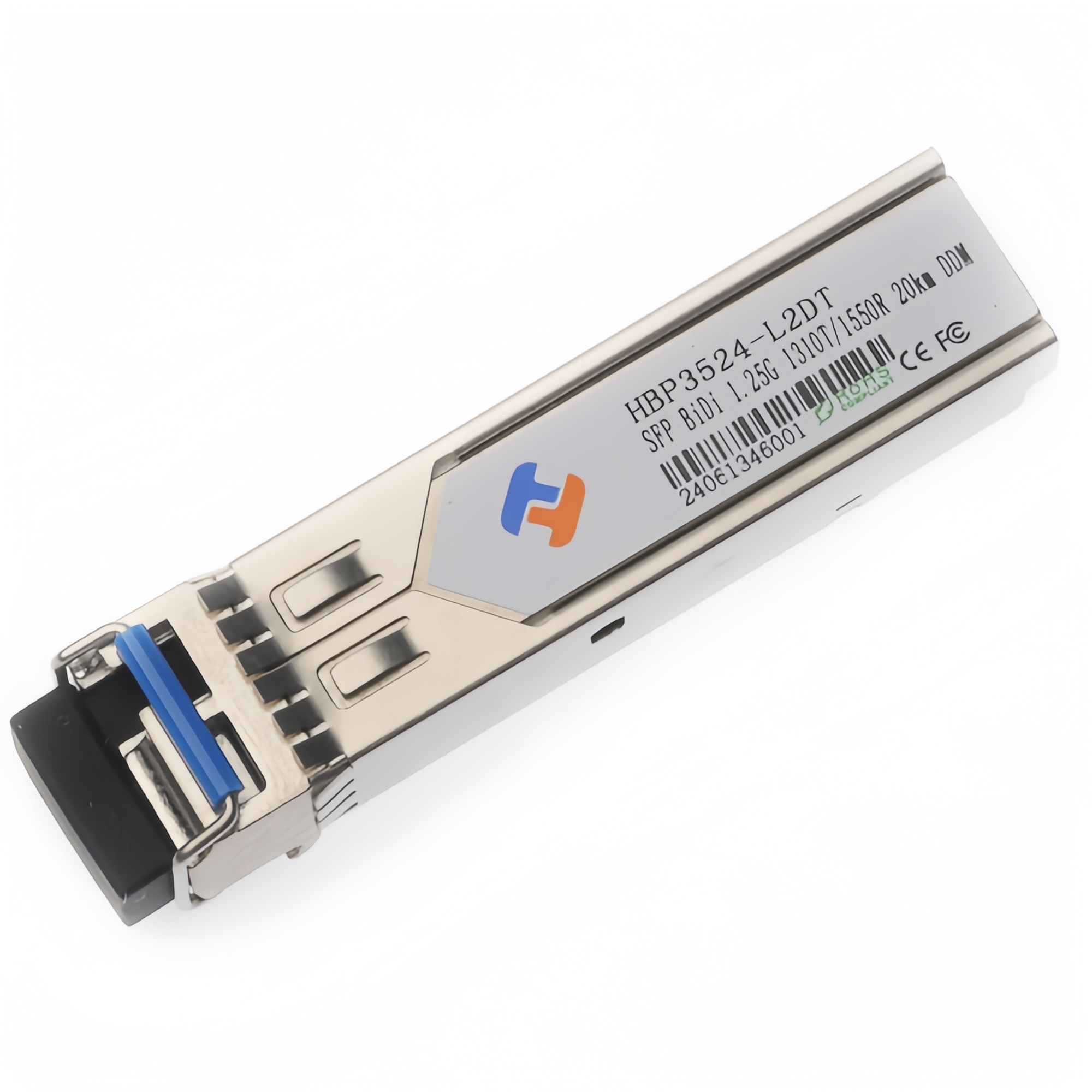 SFP 1.25G 单纤 1310nm TX / 1550nm RX  20km